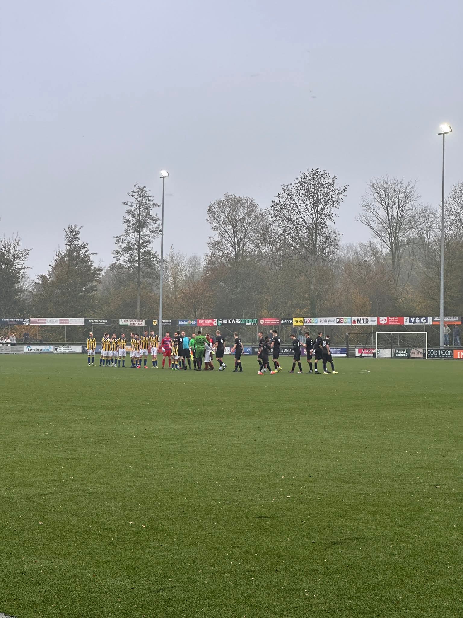 Geen winnaar in mistig duel tussen Be Quick en Oosterwolde