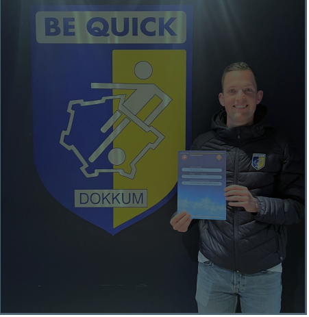 Remco Fennema behaald zijn VC3 diploma